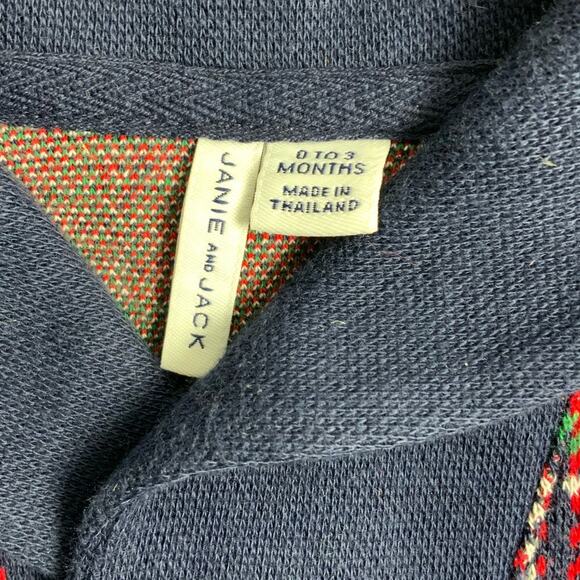 Janie & Jack Plaid one piece outfit - Picture 2 of 3